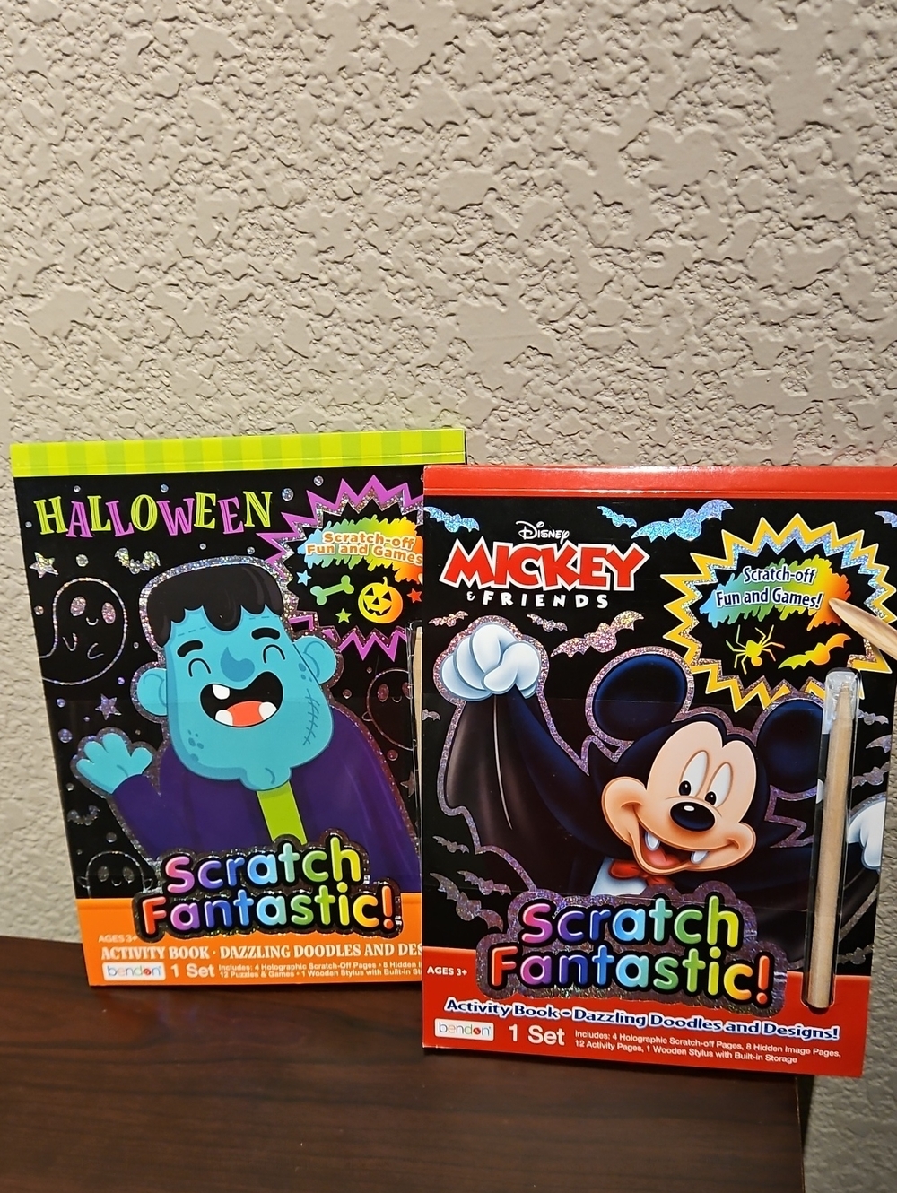 Halloween Scratch Off Activity Books - 2 Pack